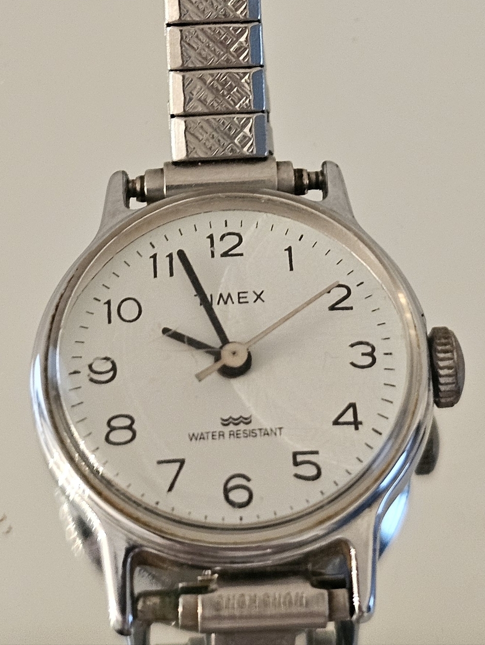 Timex Silver White Dial Women's Analog Watch